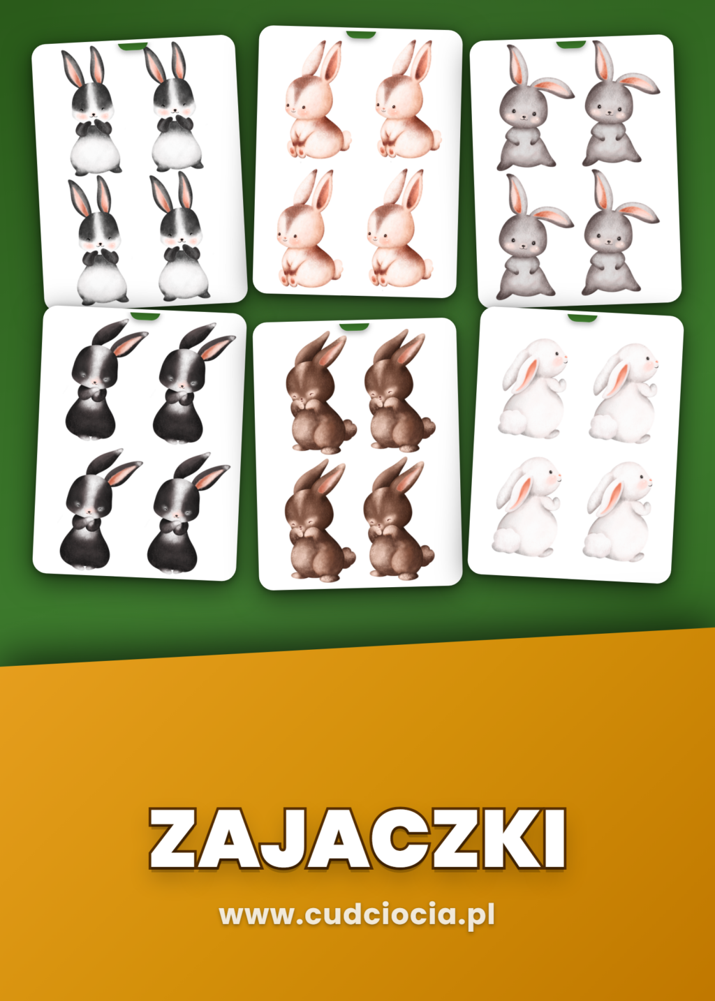 Zajączki — kalendarz urodzin do sali