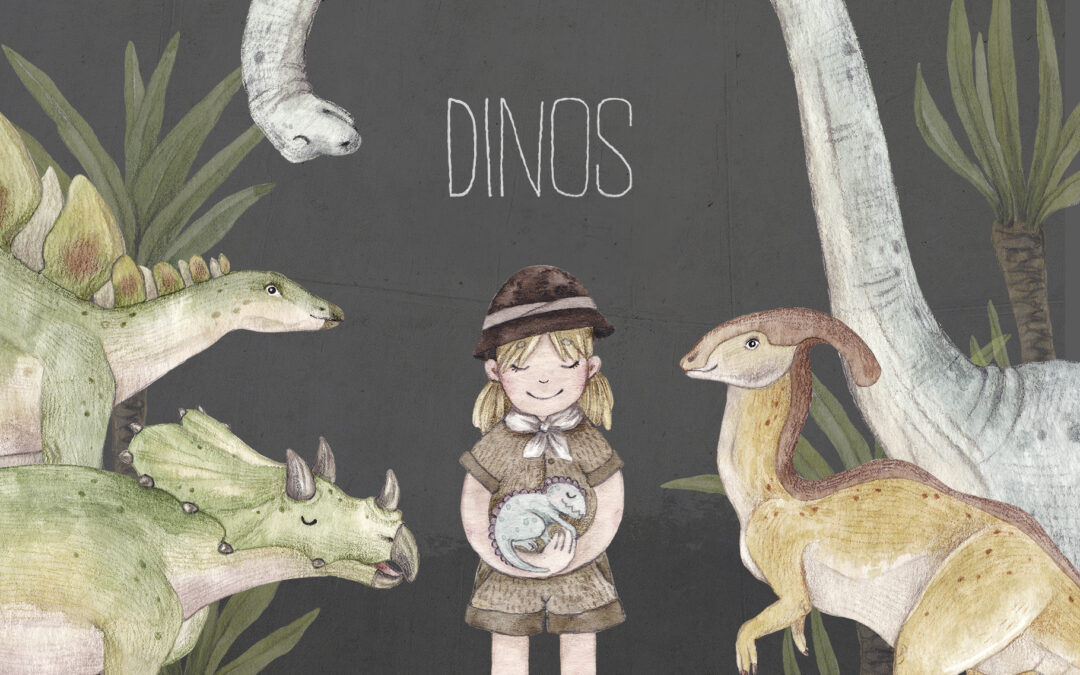 Dinozaury karty pracy w przedszkolu