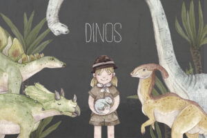 Dinozaury karty pracy w przedszkolu