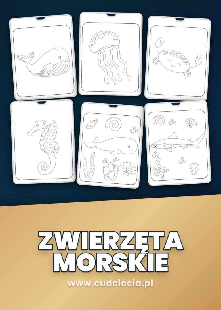 Kolorowanka Zwierzęta Morskie