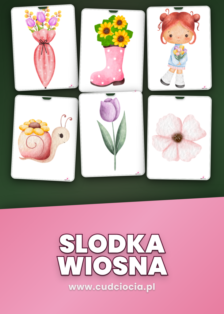 Słodka Wiosna — Wiosenne Dekoracje Akwarelowe (65 stron, PDF)