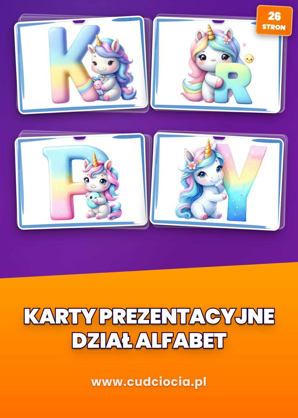 Alfabet – Karty Prezentacyjne ANG