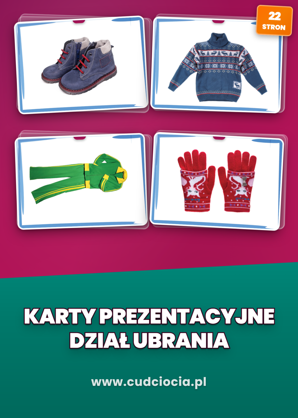 Clothes – Karty Prezentacyjne ANG