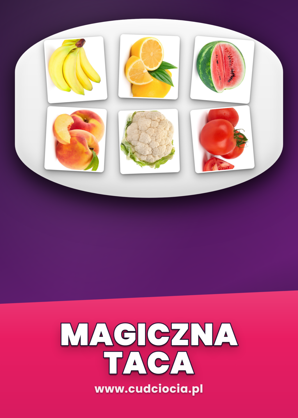Jedzenie po Angielsku — Magiczna Taca (Gra Pamięciowa)