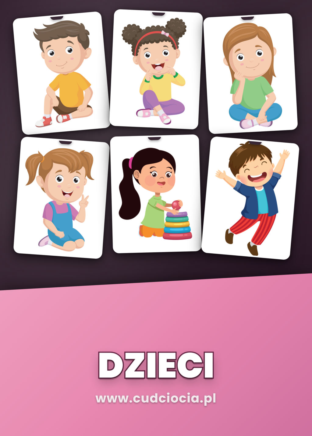 Dekoracje sali przedszkolnej — obrazki z dziećmi
