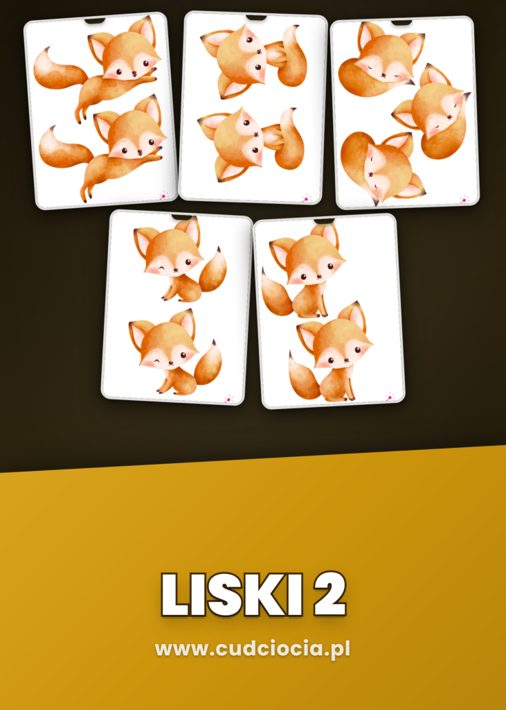 Liski 2 — Nasze Urodziny (kalendarz urodzin do sali, wersja leśna)