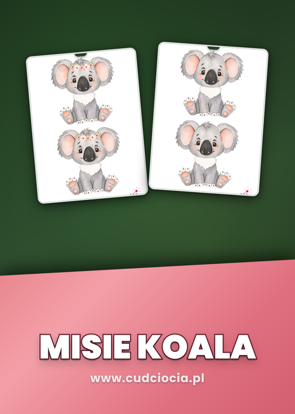 Kalendarz urodzin przedszkole — Misie Koala (NASZE URODZINY)