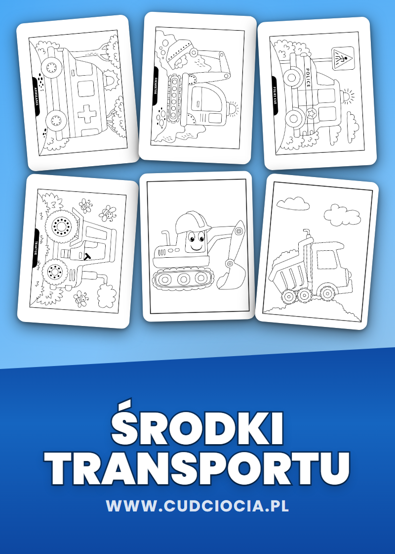 Malowanki Środki Transportu