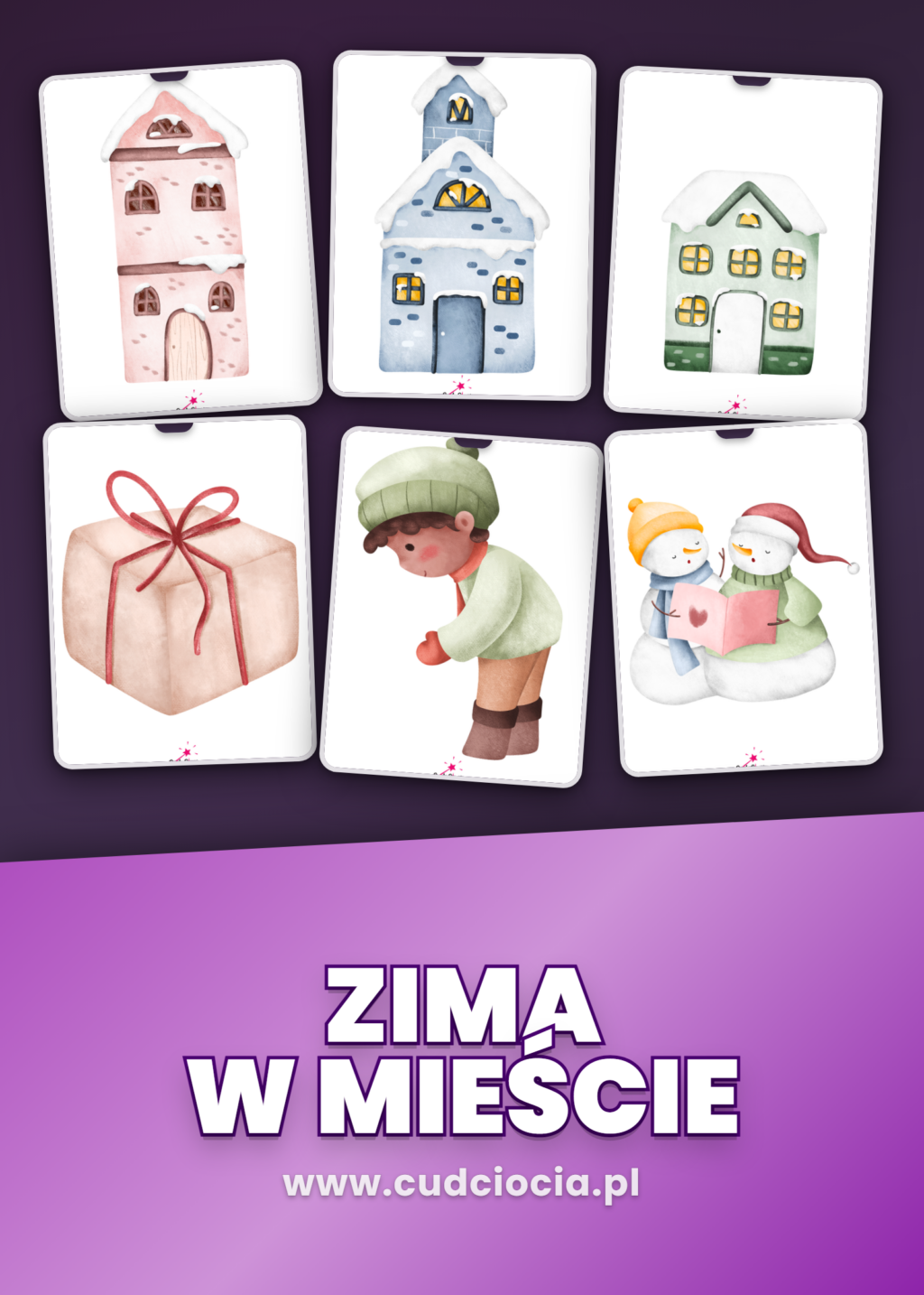 Zima w mieście - DEKORACJE