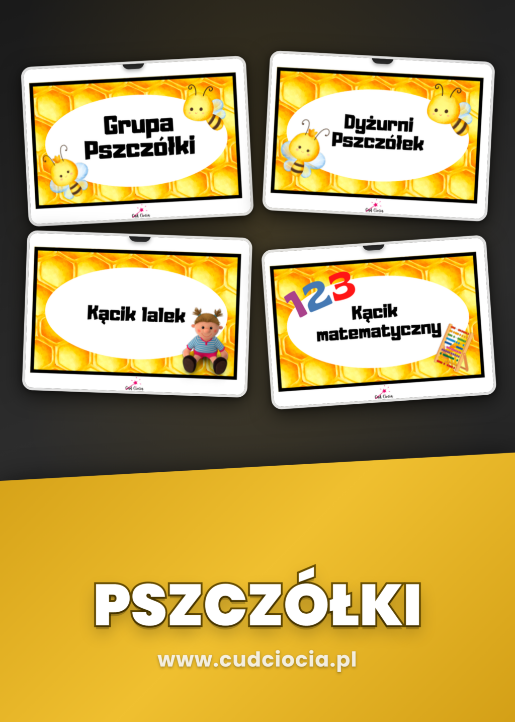 Kalendarz Urodzin Przedszkole — Pszczółki z Plastrem Miodu (NASZE URODZINY)