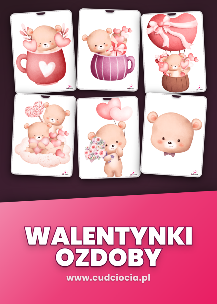 Walentynki Ozdoby GIGA Pakiet — 108 Stron Dekoracji do Druku