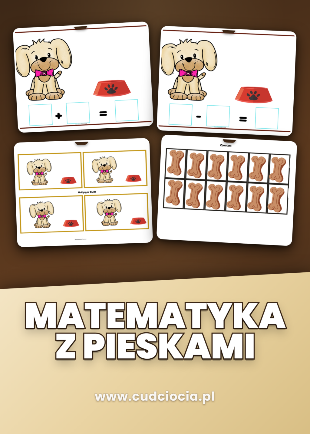 Pieski – Mata Matematyczna z Liczmanami (Dodawanie, Odejmowanie, Mnożenie, Dzielenie)